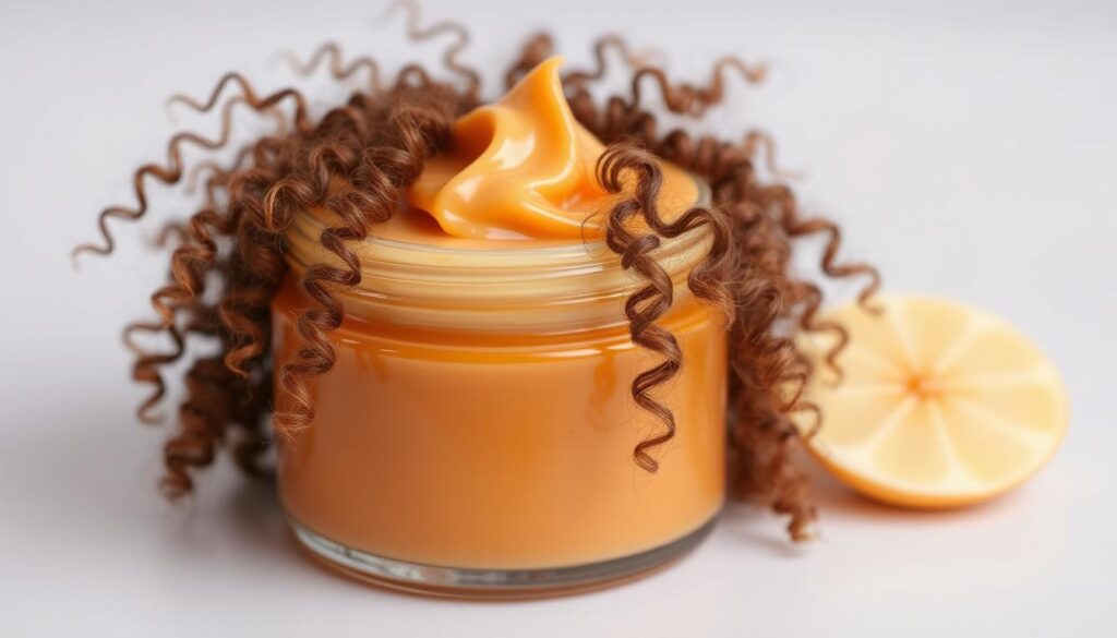 caramel treatment cheveux bouclés