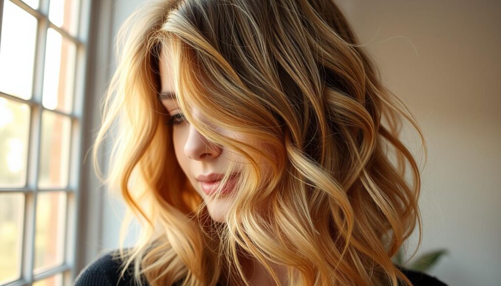cheveux bouclés