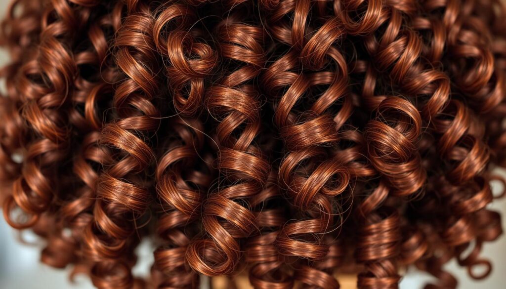 cheveux bouclés