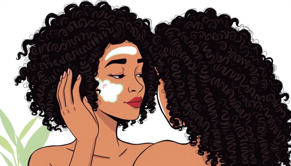 masque hydratant cheveux bouclés