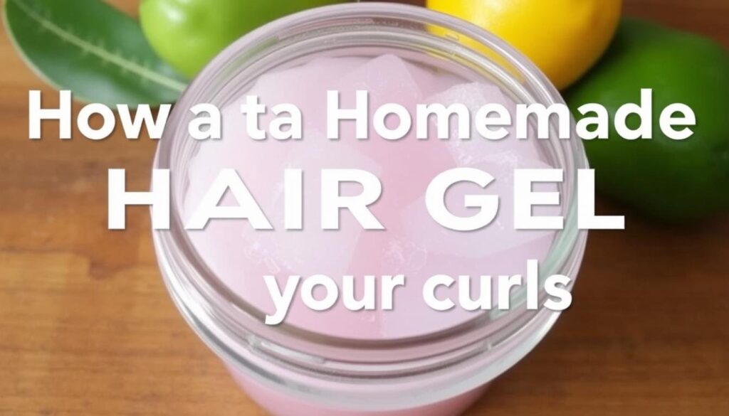 recette gel maison cheveux bouclés